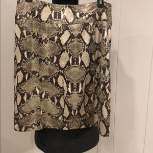 Chico’s Liquid snake skirt